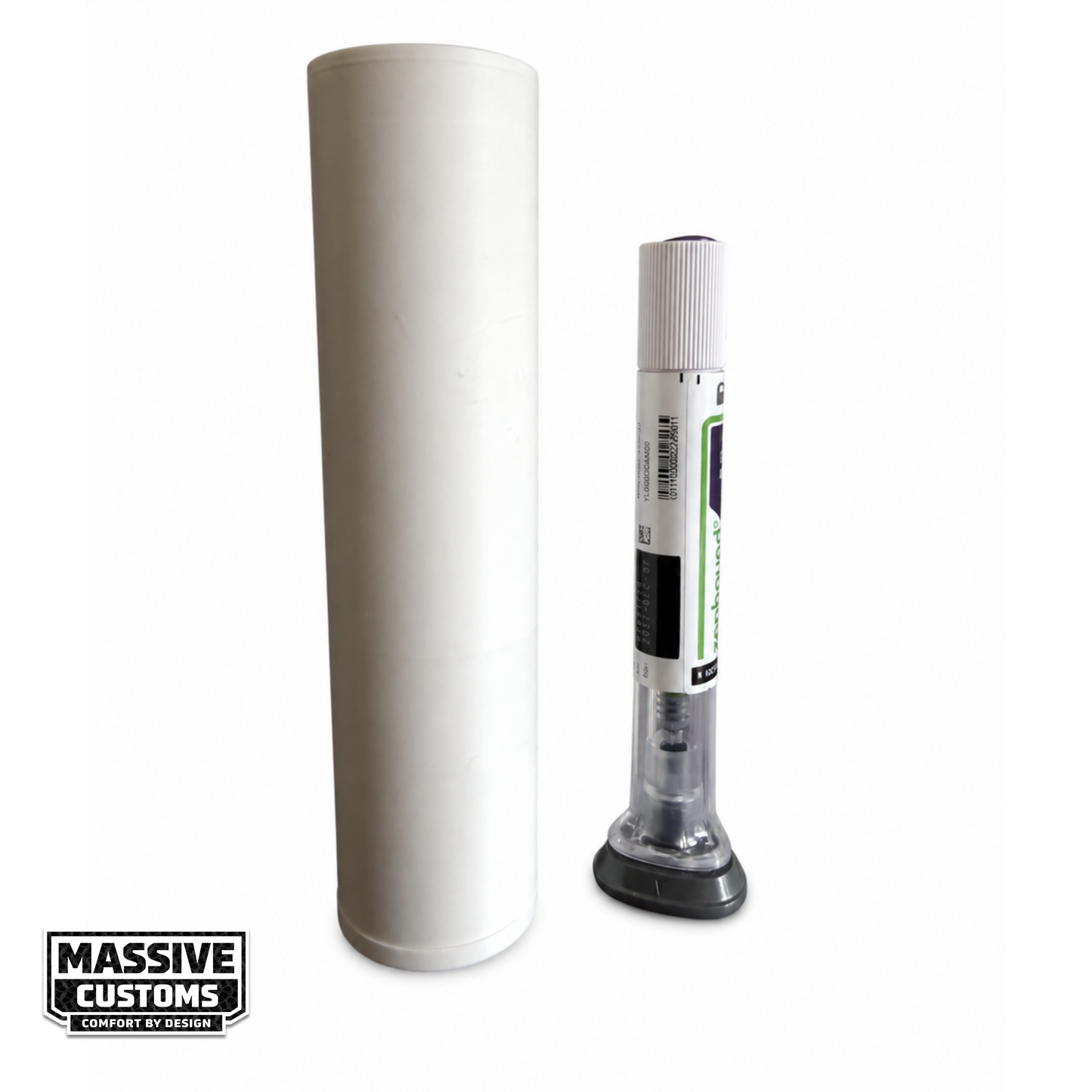 MC Dozen Slim - The Original Massive Customs 12-Pen Slim Fridge Case for Zepbound® & Mounjaro® Injection Pens