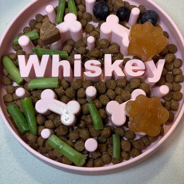 The Original Massive Customs Personalized Slow Feeder Dog & Cat Bowl
