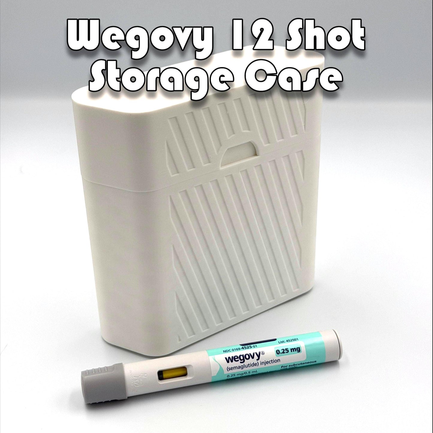 Slim Fridge Storage Case for Wegovy® Injection Pens (12-Pen Capacity)