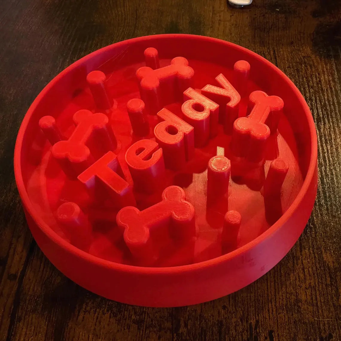 The Original Massive Customs Personalized Slow Feeder Dog & Cat Bowl