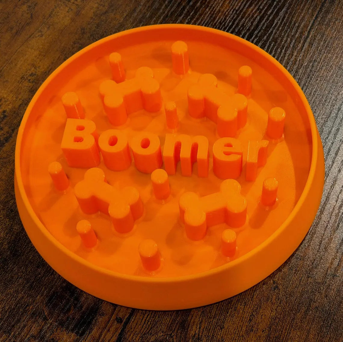 The Original Massive Customs Personalized Slow Feeder Dog & Cat Bowl