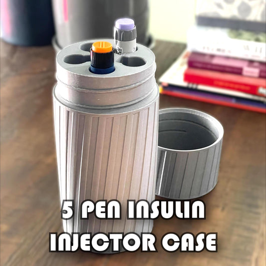 5-Pen Storage Case for SoloStar®, KwikPen®, and Similar Insulin Pens