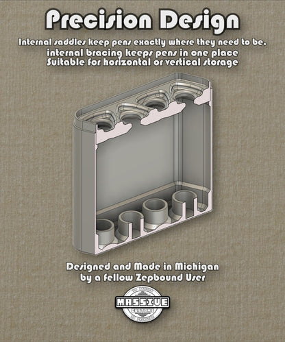 Massive Customs B-Stock Injection Pen Storage Cases - Cosmetic Seconds, Fully Functional
