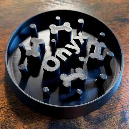 The Original Massive Customs Personalized Slow Feeder Dog & Cat Bowl