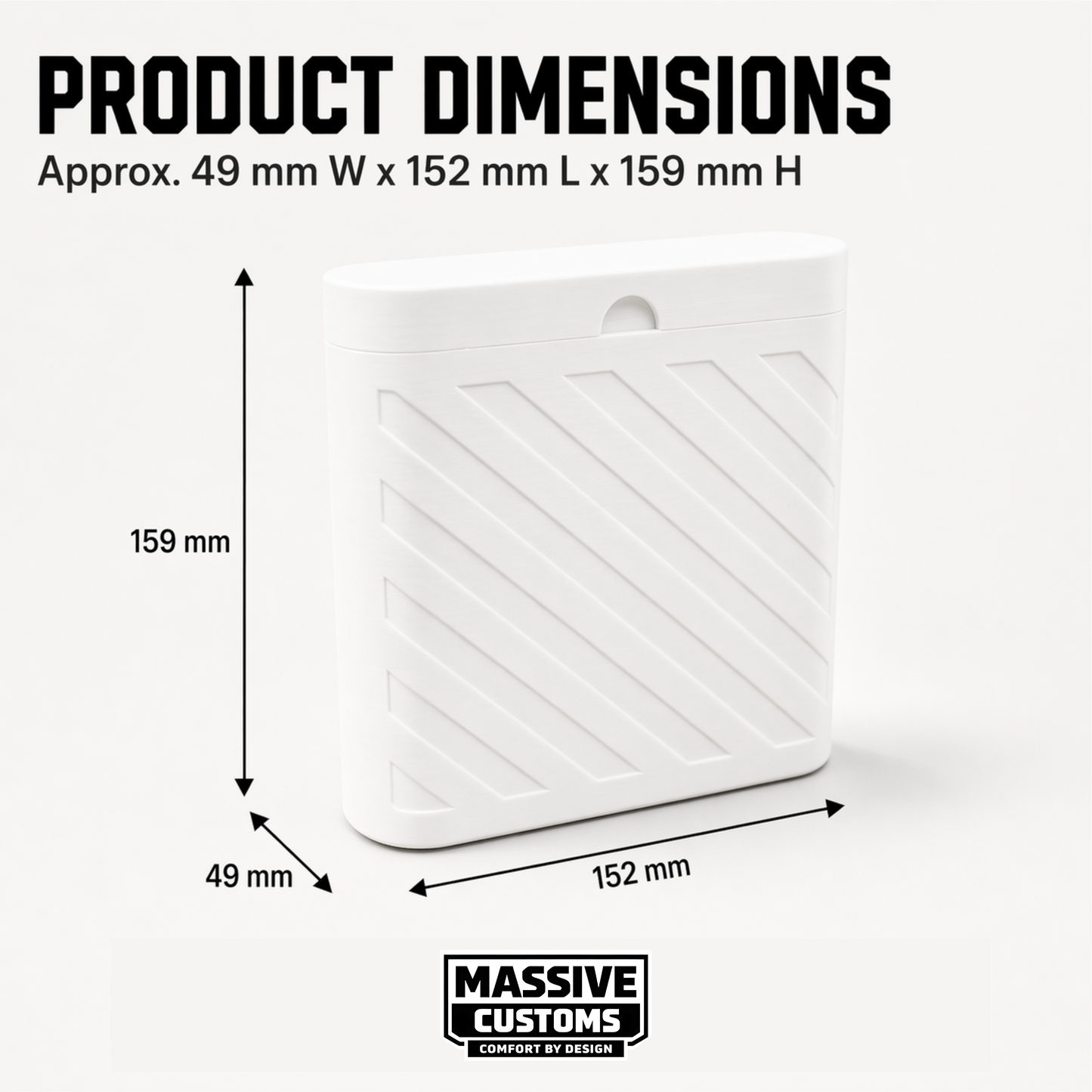 MC Slim - The Original Massive Customs 4-Shot Slim Fridge Case for Zepbound® & Mounjaro® Injection Pens