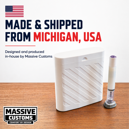 MC Slim - The Original Massive Customs 4-Shot Slim Fridge Case for Zepbound® & Mounjaro® Injection Pens