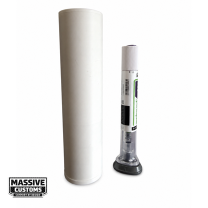 MC Dozen Slim - The Original Massive Customs 12-Pen Slim Fridge Case for Zepbound® & Mounjaro® Injection Pens