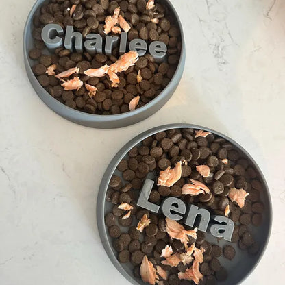 The Original Massive Customs Personalized Slow Feeder Dog & Cat Bowl