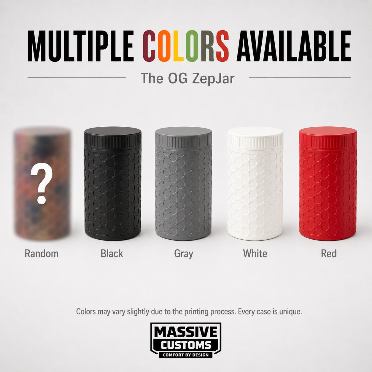 MC Cannon - The Original Massive Customs 4-Pen Storage Jar for Zepbound® & Mounjaro® Injection Pens
