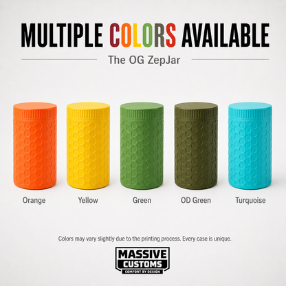 MC Cannon - The Original Massive Customs 4-Pen Storage Jar for Zepbound® & Mounjaro® Injection Pens