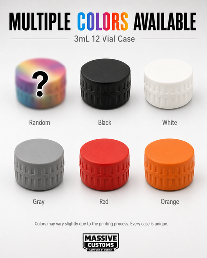 MC Vault 12 - The Original Massive Customs 12-Vial Storage Case for Zepbound® 3mL Lilly Direct Vials