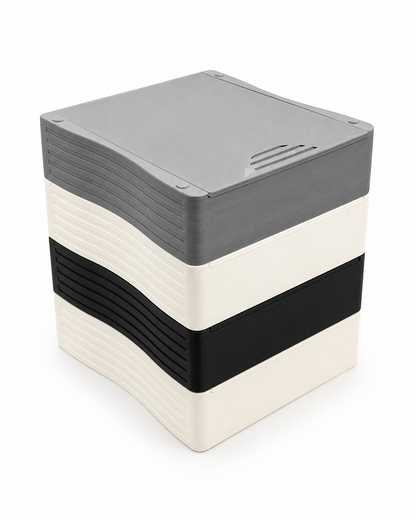 MC Stack 4 - The Original Massive Customs Stackable 4-Pen Fridge Case for Zepbound® & Mounjaro®