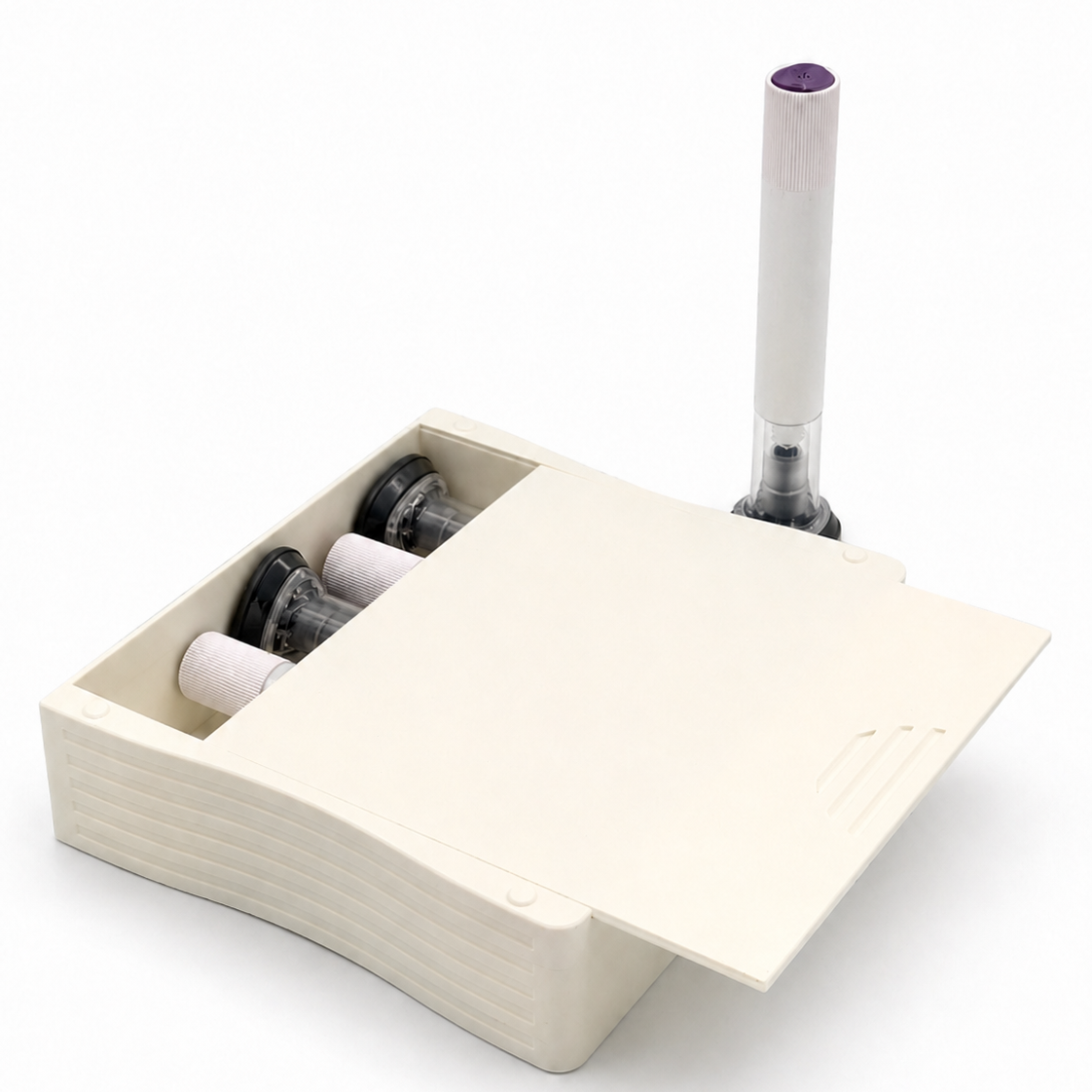 MC Stack 4 - The Original Massive Customs Stackable 4-Pen Fridge Case for Zepbound® & Mounjaro®