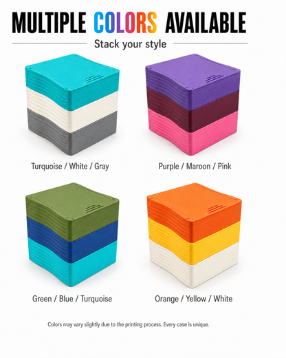 MC Stack 4 - The Original Massive Customs Stackable 4-Pen Fridge Case for Zepbound® & Mounjaro®