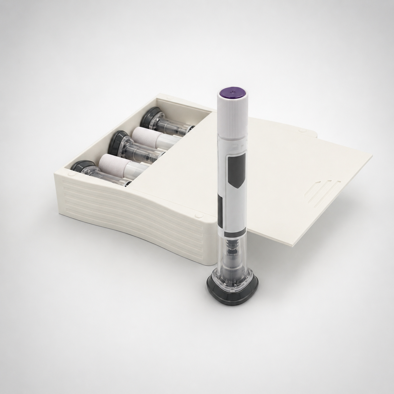 MC Stack 5 - The Original Massive Customs Stackable 5-Pen Fridge Case for Zepbound® & Mounjaro®