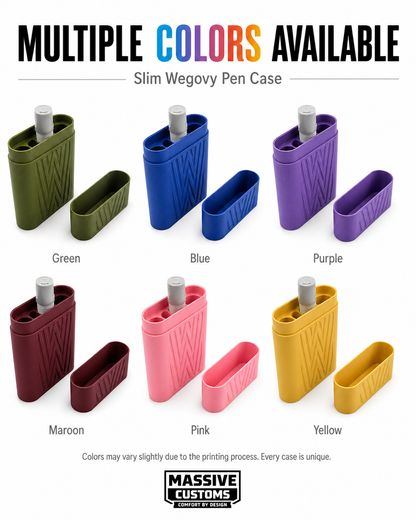 MC Slim for Wegovy - The Original Massive Customs 4-Pen Slim Fridge Case for Wegovy® Injection Pens