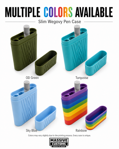 MC Slim for Wegovy - The Original Massive Customs 4-Pen Slim Fridge Case for Wegovy® Injection Pens