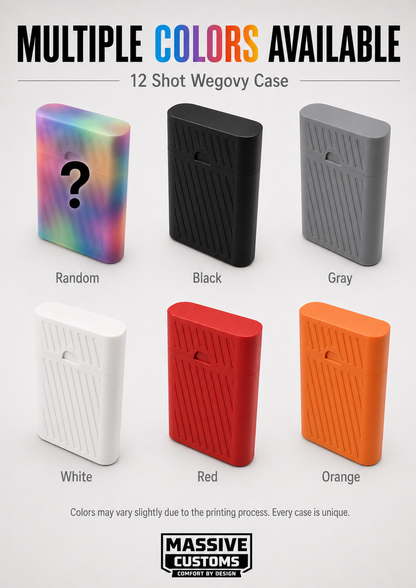 MC Dozen for Wegovy - The Original Massive Customs 12-Pen Slim Fridge Case for Wegovy® Injection Pens