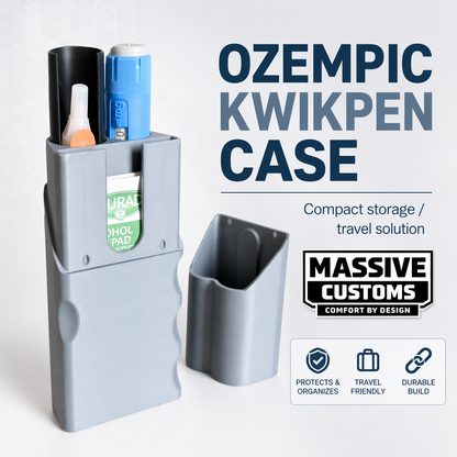 MC Kwik for Ozempic KwikPen - The Original Massive Customs Storage Case Compatible with Ozempic® KwikPen