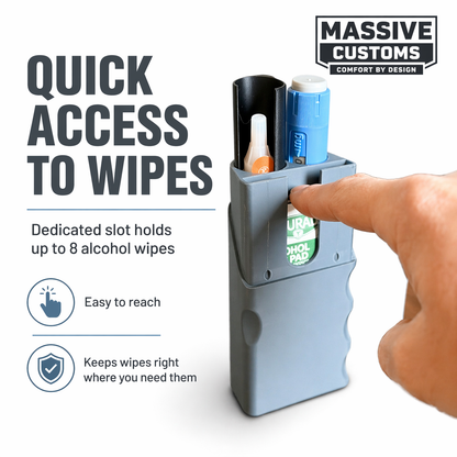 MC Kwik for Ozempic KwikPen - The Original Massive Customs Storage Case Compatible with Ozempic® KwikPen