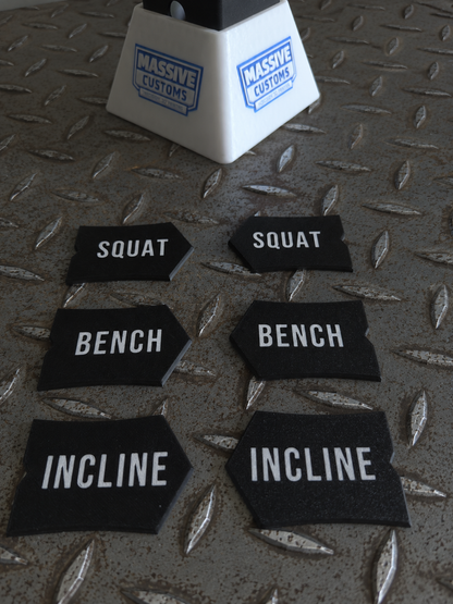 The Original Massive Customs Heavy Duty Magnetic Rack Position Markers
