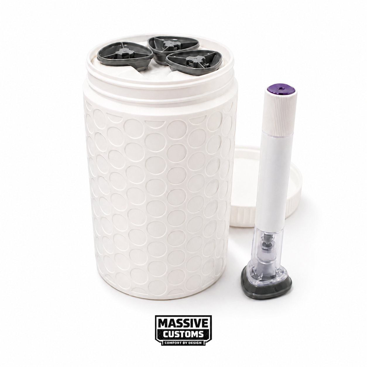 MC Cannon - The Original Massive Customs 4-Pen Storage Jar for Zepbound® & Mounjaro® Injection Pens