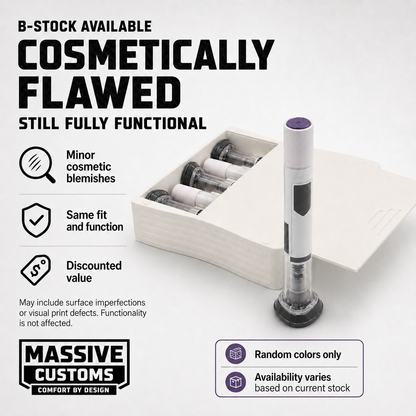 Massive Customs B-Stock Injection Pen Storage Cases - Cosmetic Seconds, Fully Functional