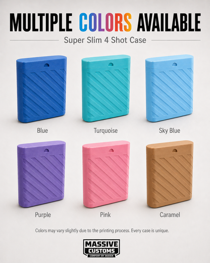 MC Slim - The Original Massive Customs 4-Shot Slim Fridge Case for Zepbound® & Mounjaro® Injection Pens