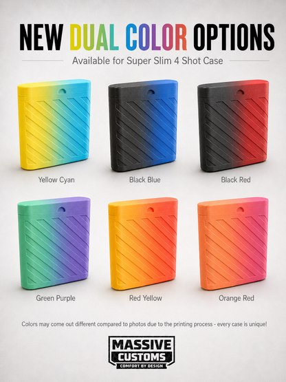 MC Slim - The Original Massive Customs 4-Shot Slim Fridge Case for Zepbound® & Mounjaro® Injection Pens