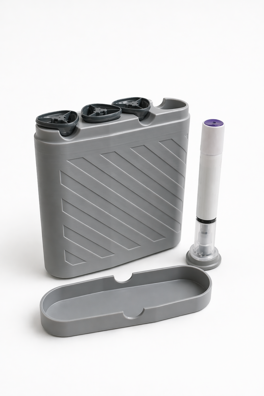 Massive Customs Super Slim 4-Shot Case in Gray