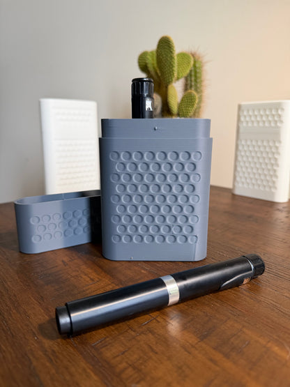The Original Massive Customs Slim 4-Pen Case for V2 Research & Similar Injector Pens