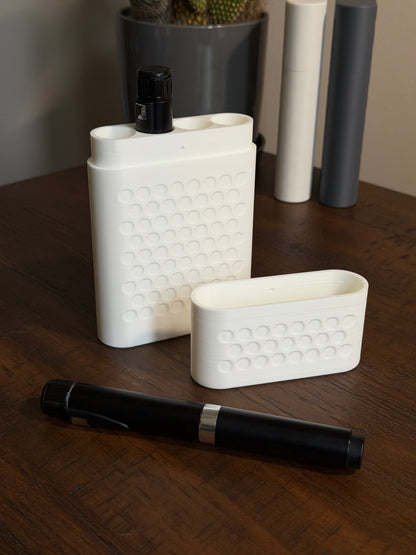 The Original Massive Customs Slim 4-Pen Case for V2 Research & Similar Injector Pens