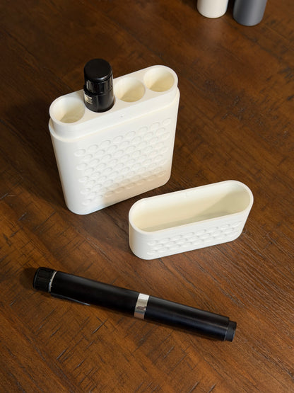 The Original Massive Customs Slim 4-Pen Case for V2 Research & Similar Injector Pens