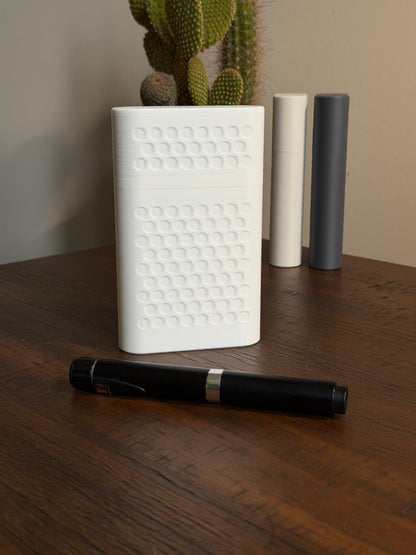 The Original Massive Customs Slim 4-Pen Case for V2 Research & Similar Injector Pens
