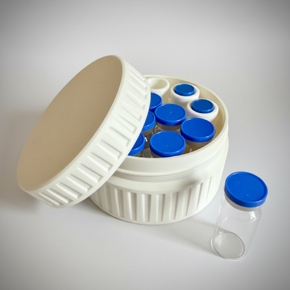 MC Vault 10 - 12-Vial Storage Case for Standard 10mL Medication Vials