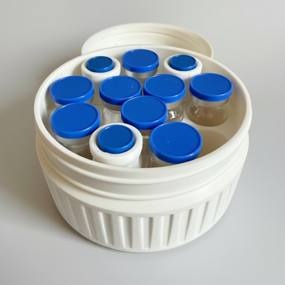 MC Vault 10 - 12-Vial Storage Case for Standard 10mL Medication Vials