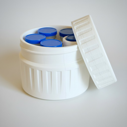 MC Vault 10 - 5-Vial Storage Case for Standard 10mL Medication Vials