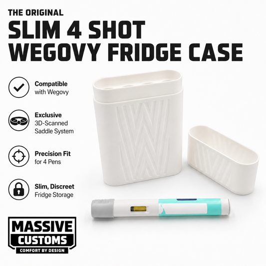 Slim Fridge Storage Case for Wegovy® Injection Pens (4-Pen Capacity)