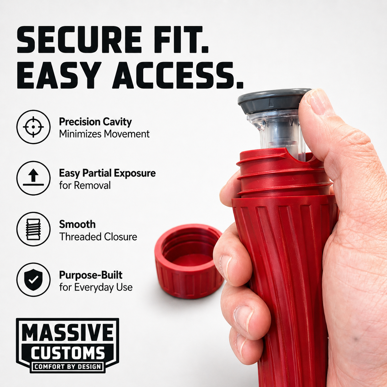 MC Solo - The Original Massive Customs Single-Pen Travel Case for Zepbound® & Mounjaro®