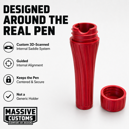 MC Solo - The Original Massive Customs Single-Pen Travel Case for Zepbound® & Mounjaro®