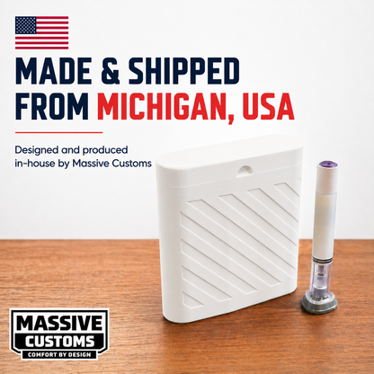 MC Dozen for Wegovy - The Original Massive Customs 12-Pen Slim Fridge Case for Wegovy® Injection Pens