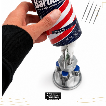 Jurassic Park Barbasol CryoCan 3mL Vial, Syringe & Alcohol Wipe Kit Storage Case