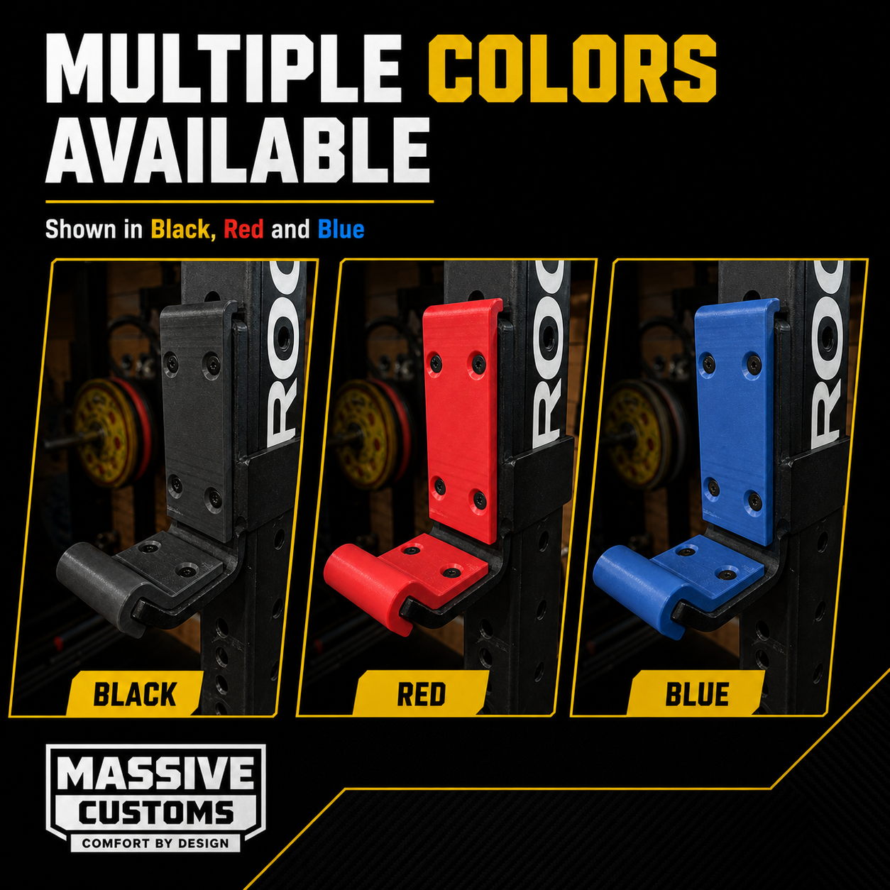 The Original Massive Customs Rogue J-Cup Upgrade Kit - Full Coverage Sandwich-Style Barbell Protection