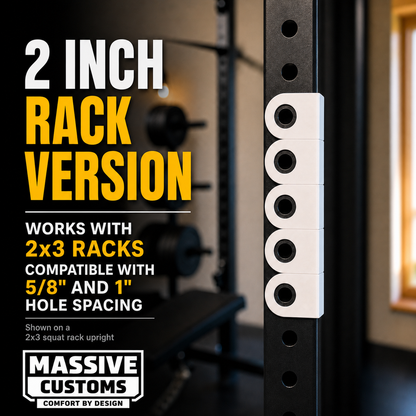 The Original Massive Customs Magnetic Rack Position Markers for 2-Inch Uprights