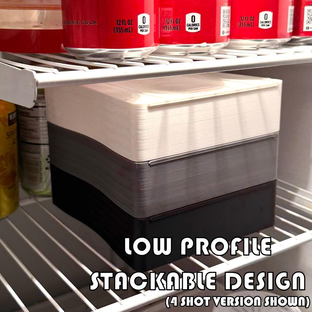 Stackable Low-Profile Storage Case for Zepbound® & Mounjaro® Injection Pens (5-Pen)