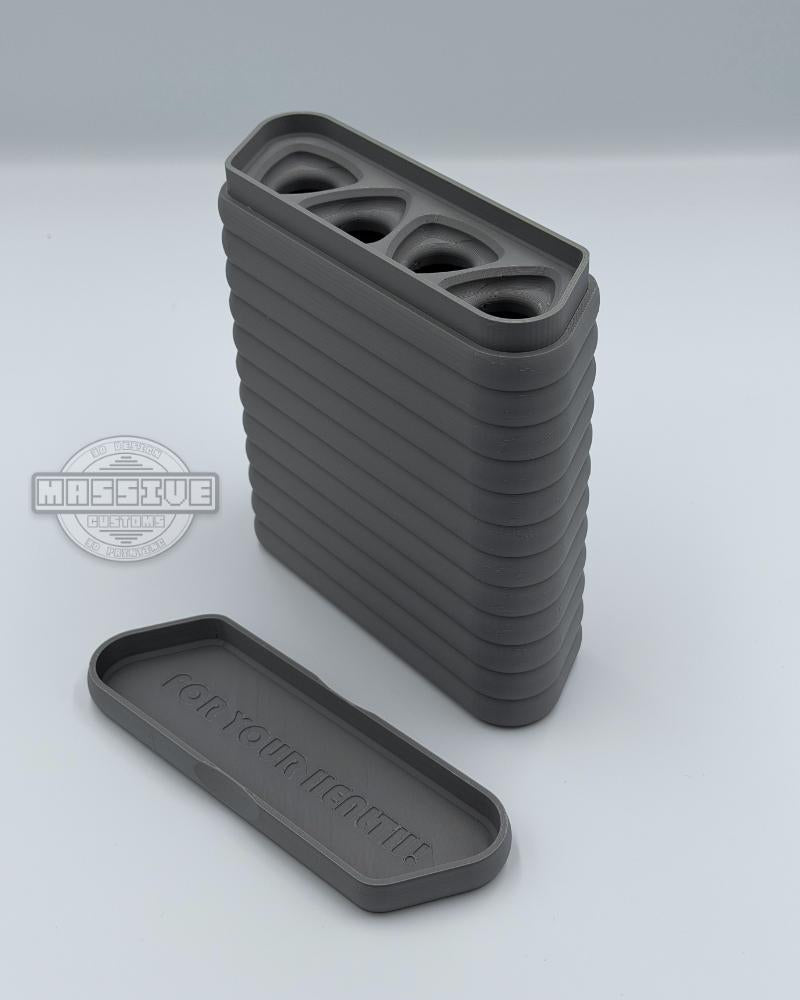 Premium Slim Fridge Storage Case for Zepbound® & Mounjaro® Injection Pens (4-Pen, Version 2.0)