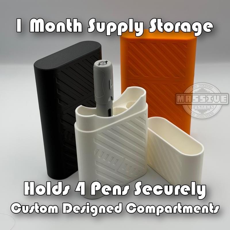 Slim Fridge Storage Case for Humira® Injection Pens (4-Pen Capacity)