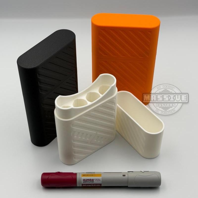 Slim Fridge Storage Case for Humira® Injection Pens (4-Pen Capacity)