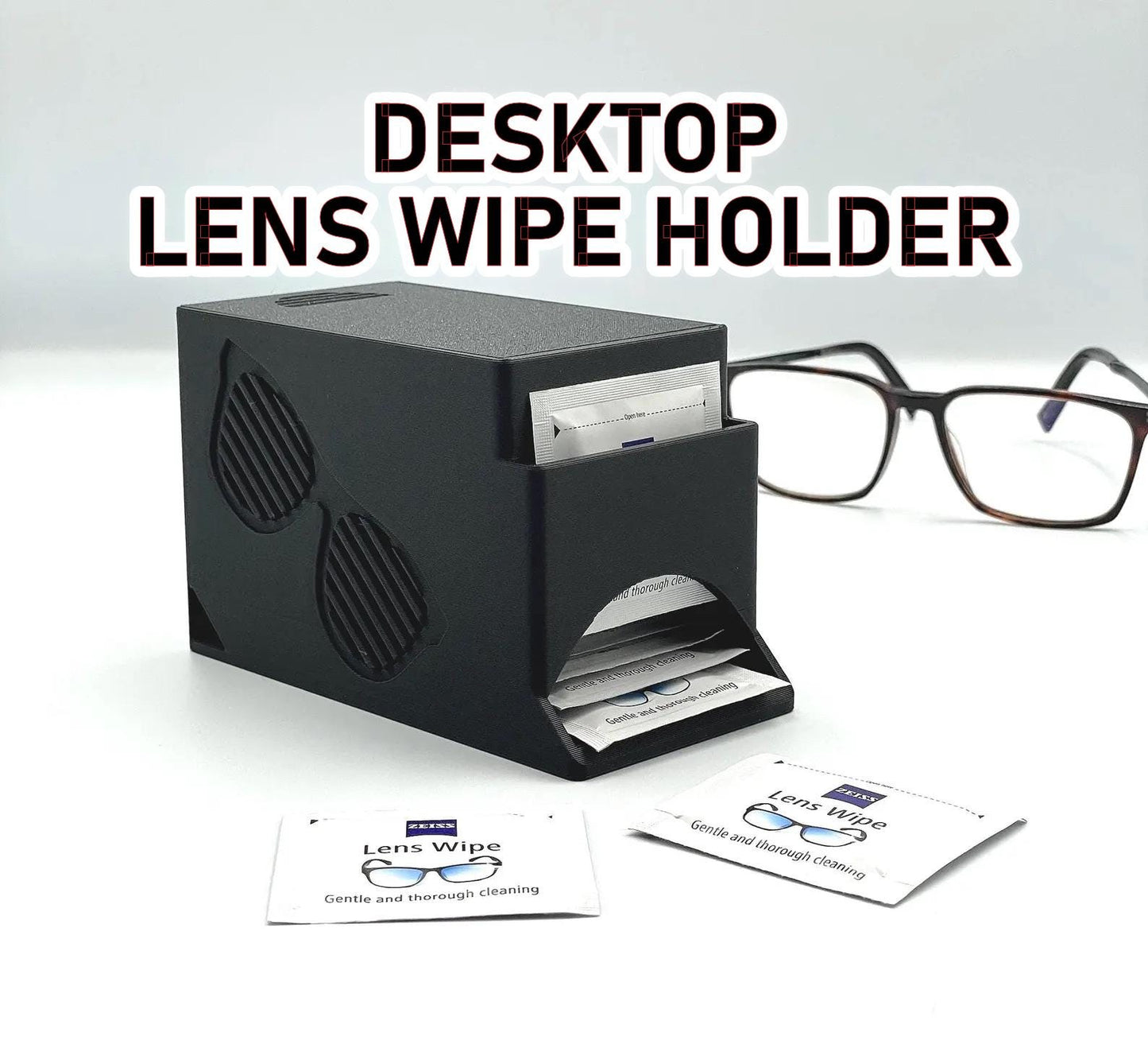 The Original Massive Customs Lens Wipe Dispenser & Packet Holder