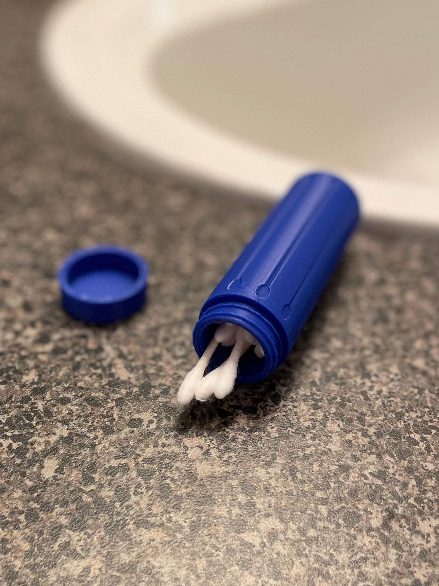 The Original Massive Customs Q-Tip Travel Holder - Portable Cotton Swab Storage Case